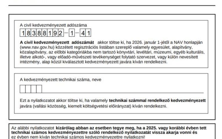 25SZJA-EGYSZA Nyilatkozat