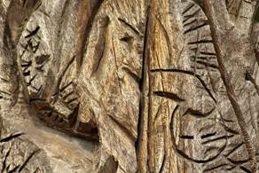 Wood, Carved, The Background, Texture