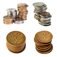 Penny Coins Cash Money Finances Bank Money