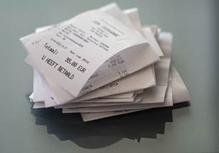 Receipts Receipt Pay Shopping Wealth Super