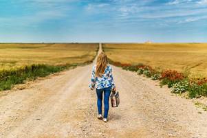 Suitcase, Girl, Leaving, Child, Person