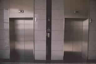 Elevator A Beautiful View Building Door Wi