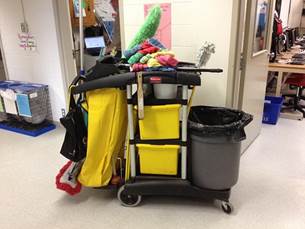 Janitor Cart Cleaning Equipment Mopping Ma