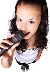 Audio Female Girl Karaoke Microphone Music