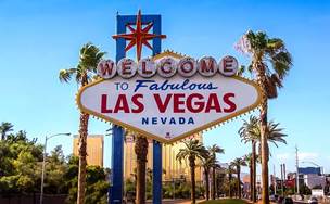 Sign Las Vegas Nevada Iconic Welcome Archi