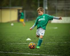 Child, Soccer, Playing, Kick, Footballer
