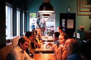 Restaurant People Eating Socializing Socia