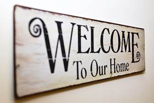 Welcome To Our Home Welcome Tablet An Arra